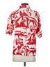 Mara Hoffman 100% Viscose Print Red Short Sleeve Button-Down Shirt Size XXS - photo 2