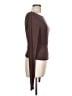 KHY Solid Brown Long Sleeve T-Shirt Size L - photo 4