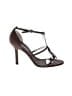 BCBGMAXAZRIA Burgundy Sandals Size 7 1/2 - photo 1
