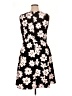 Nine West Floral Black Cocktail Dress Size 14 - photo 2