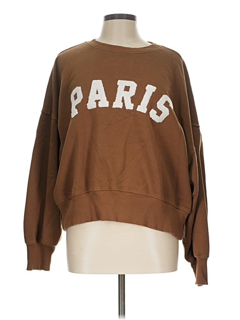 Pre-owned Lou & Grey Sweatshirt In Brown