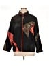 Chico's 100% Polyester Print Black Jacket Size XL (3) - photo 1