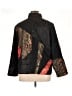 Chico's 100% Polyester Print Black Jacket Size XL (3) - photo 2