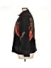 Chico's 100% Polyester Print Black Jacket Size XL (3) - photo 5