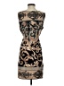 Hale Bob 100% Silk Graphic Tan Cocktail Dress Size S - photo 2