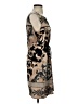 Hale Bob 100% Silk Graphic Tan Cocktail Dress Size S - photo 4