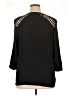 Bongo 100% Polyester Black 3/4 Sleeve Blouse Size XL - photo 2