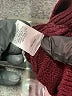 Dillard's 100% Cotton Chevron-herringbone Burgundy Pullover Sweater Size S (estimated) - photo 7