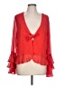 Tularosa 100% Polyester Red 3/4 Sleeve Blouse Size L - photo 1