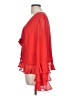 Tularosa 100% Polyester Red 3/4 Sleeve Blouse Size L - photo 5