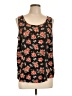 Faded Glory 100% Polyester Black Sleeveless Top Size L - photo 1