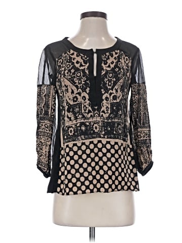 Nanette Lepore 3/4 Sleeve Silk Top (view 1)