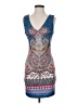 Bebe Paisley Blue Cocktail Dress Size S - photo 1