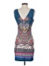 Bebe Paisley Blue Cocktail Dress Size S - photo 2