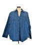 Torrid Blue 3/4 Sleeve Button-Down Shirt Size 4X Plus (4) - photo 1