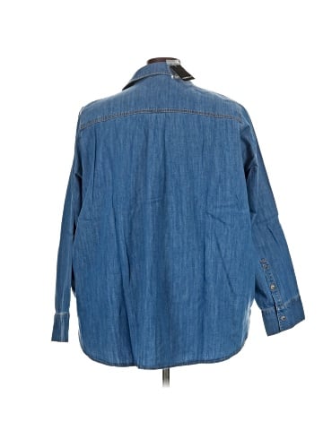 Torrid 3/4 Sleeve Button-Down Shirt (view 2)