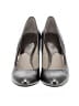 MICHAEL Michael Kors 100% Leather Metallic Silver Heels Size 8 - photo 2