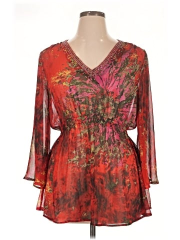 Mushka by Sienna Rose 3/4 Sleeve Blouse (view 1)