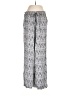Hannah 100% Viscose Print Silver Casual Pants Size M - photo 1