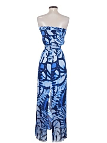 Aqua Cocktail Dress (view 2)