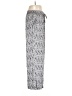 Hannah 100% Viscose Print Silver Casual Pants Size M - photo 4