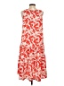 Caslon 100% Polyester Print Red Casual Dress Size S - photo 2