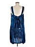 DKNY 100% Polyester Tie-dye Blue Cocktail Dress Size 8 - photo 2