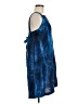 DKNY 100% Polyester Tie-dye Blue Cocktail Dress Size 8 - photo 4