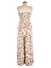 Rip Curl 100% Viscose Floral Graphic Tropical Ivory Jumpsuit Size M - photo 2