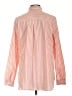 Old Navy 100% Cotton Stripes Orange Long Sleeve Button-Down Shirt Size L - photo 2