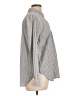 Old Navy 100% Cotton Stripes Gray Long Sleeve Button-Down Shirt Size L - photo 4