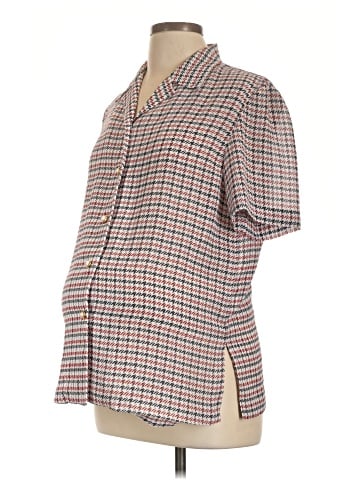 Queen B 3/4 Sleeve Button-Down Shirt (view 1)