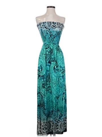 Aqua Cocktail Dress (view 1)