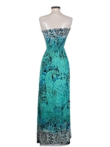 Aqua Cocktail Dress (view 2)