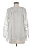 Lulu Silver 3/4 Sleeve Blouse Size M - photo 2