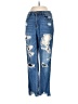 rue21 100% Cotton Hearts Blue Jeans Size 2 - photo 1