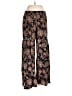 Nostalgia 100% Rayon Paisley Black Casual Pants Size M - photo 1