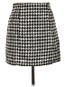 Glassons 100% Polyester Houndstooth Gray Casual Skirt Size 10 - photo 1