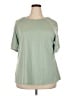 BLOOMCHIC Green Short Sleeve Top Size 18 - photo 1