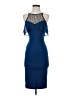 BCBGeneration Blue Cocktail Dress Size 0 - photo 1