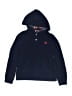 Chaps 100% Cotton Blue Pullover Hoodie Size 10 - 12 - photo 1