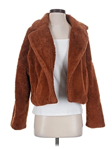 Allegra K Faux Fur Jacket (view 1)