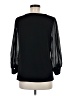 Calvin Klein Black Long Sleeve Blouse Size M - photo 2