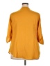 Mileage 100% Polyester Orange 3/4 Sleeve Blouse Size 2X - photo 2