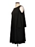 Nina Leonard Solid Black Casual Dress Size S - photo 5