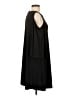 Nina Leonard Solid Black Casual Dress Size S - photo 4