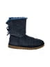 Ugg Australia 100% Leather Blue Boots Size 11 - photo 1