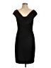 Connected Apparel Solid Black Cocktail Dress Size 12 - photo 1