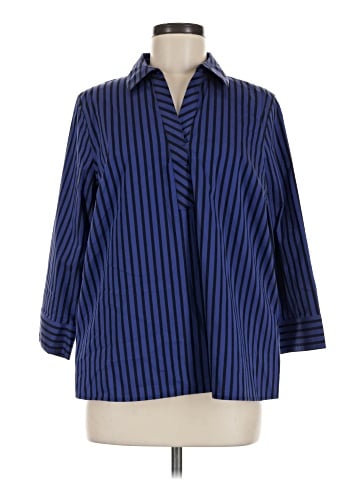 Foxcroft 3/4 Sleeve Blouse (view 1)