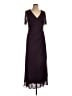 Xscape 100% Polyester Solid Burgundy Cocktail Dress Size 12 - photo 1